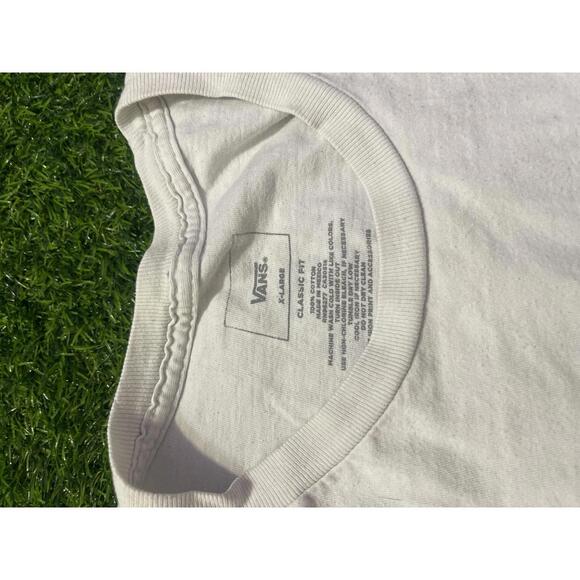 Vans Off The Waffle T Shirt Mens White Size XL - Picture 5 of 7